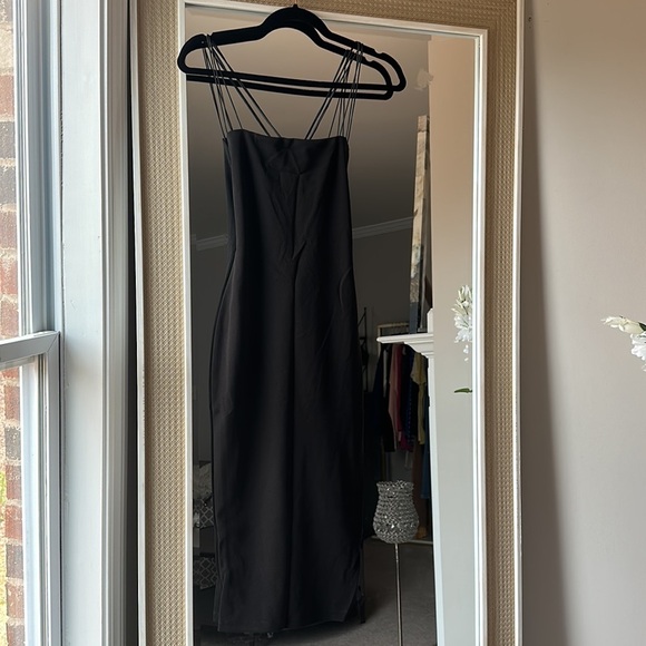NOOKIE Trinity Two Way Midi Dress in Black - Picture 9 of 10